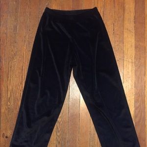 Cropped Velvet Pants